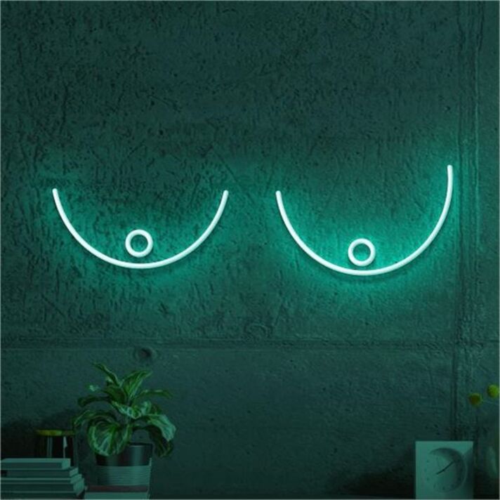 Brighten Your Bedroom or Add Flair to Your Next Party with the Boob Body Aesthetics LED Neon Light.