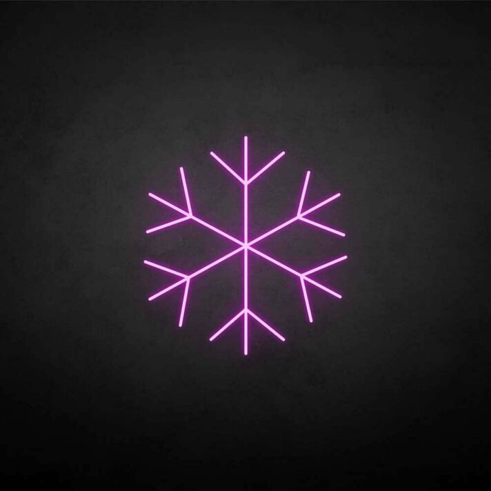 Marry Christmas Snowflake Neon Sign
