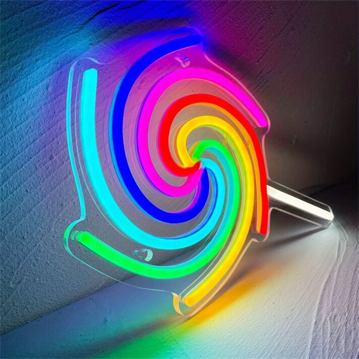 Brighten up your bedroom, bar, or birthday bash with the LED Cool Lollipop Neon Light.