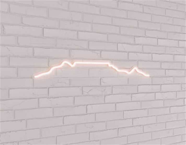 Brighten Up Your Space: Perfect for Home Decor, Office Ambiance, and Bar Highlights with the LED Table Mountain Neon Sign.