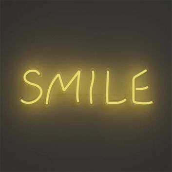Brighten Your Space: Smile LED Neon Sign for Home, Office, Storefront, and Festive Celebrations