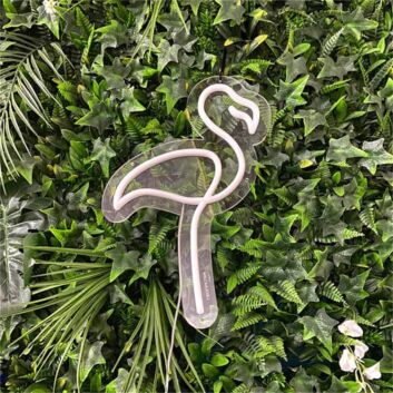 Brighten Up Your Bar, Wedding, or Home with the Vibrant Stock Flamingo LED Neon Sign.