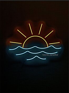 Brighten Your Office, Store, or Cozy Nights with the Versatile Sunrise LED Neon Sign