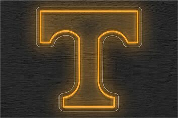 Brighten Your Space: Perfect for Bars, Stores, and Home Decor with the Tennessee Logo LED Neon Sign.