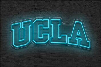 Brighten up your home, office, or bar ambiance with the versatile Ucla LED Neon Sign.