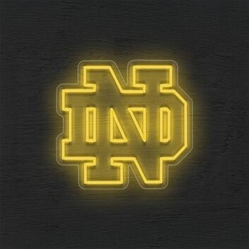 Brighten Your Game Day Celebrations and Man Cave with the University Of Notre Dame LED Neon Sign.