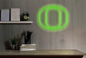 Elevate your game room, bar, or student lounge with the University Of Oregon Logo LED Neon Sign.