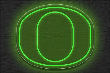 Elevate your game room, bar, or student lounge with the University Of Oregon Logo LED Neon Sign.