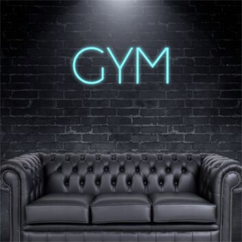 Elevate Your Space: Wall Decor Home LED Sign Gym LED Neon Sign - Perfect for Home Gyms, Office Motivation, and Fitness Studio Ambiance.