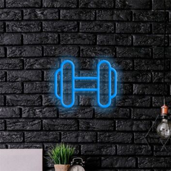 Brighten Your Gym, Home, or Sports Bar Ambiance with the Weights LED Neon Sign