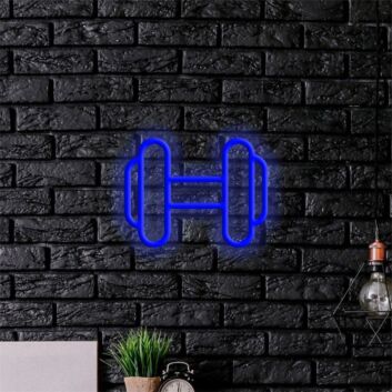 Brighten Your Gym, Home, or Sports Bar Ambiance with the Weights LED Neon Sign