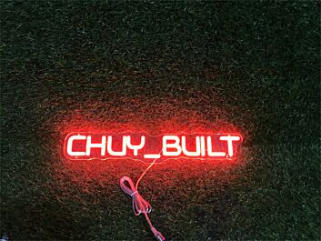 Elevate your office, bar ambiance, or next big event with the versatile Chliy Blily Custom LED Neon Sign.