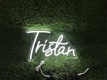 Brighten Your Space: Custom Name Tristan LED Neon Sign for Home, Office, Weddings, and Vibrant Celebrations