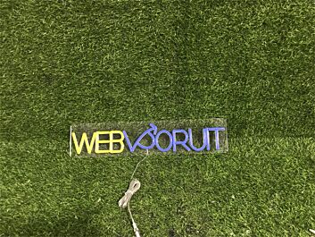 Elevate your home, office, and special events ambiance with Custom Web Voruit LED Neon Sign.