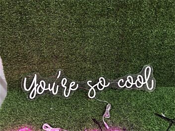 Elevate Your Space: Custom You&#039;re So Cool LED Neon Sign for Home Decor, Trendy Bars, and Captivating Parties