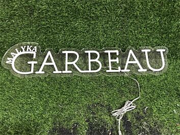 Brighten Your Business, Bar, or Wedding with Garbeau Custom Business LED Neon Sign.