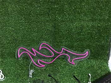 Brighten Your Space: LED Sign Flame Shape Neon Sign for Bars, Stores, and Chic Home Decor