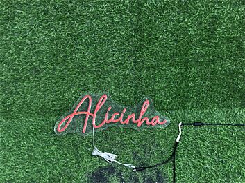 Brighten Your Space: Personalize Custom Alicinha LED Neon Sign for Home Decor, Office Ambiance, and Celebratory Events