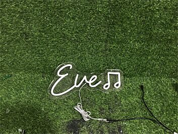 Brighten Your Special Moments: Embrace Home, Weddings, and Celebrations with Personalize Custom Eve With Note LED Neon Sign.