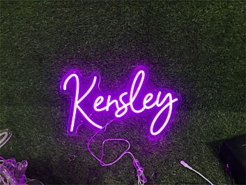 Brighten Up Your Space: Personalize Custom Kenslay LED Neon Sign for Home, Office, Weddings, and Party Ambiance
