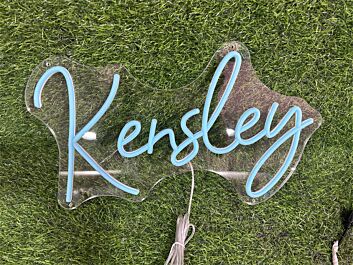 Brighten Your Space: Personalize Custom Kensley LED Neon Sign for Bars, Weddings, and Home Decor