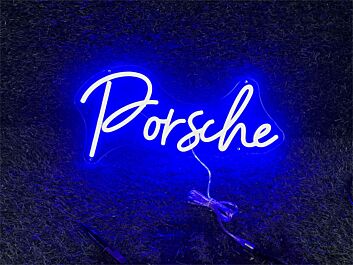 Brighten Up Your Space: Perfect for Home Garage, Office, or Man Cave Decor with Personalize Custom Porsche LED Neon Sign.