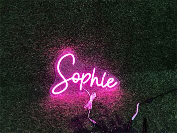 Elevate Your Space: Personalize Custom Sophie LED Neon Sign for Home, Office, Weddings, and Parties.