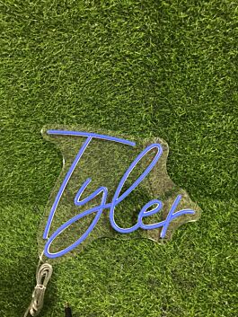 Brighten Your Space: Enhance Any Room, Office, or Event with Personalize Custom Tyler LED Neon Sign.