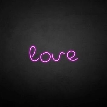 &#39;Love2&#39; Neon Sign