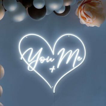 You + Me Neon Sign