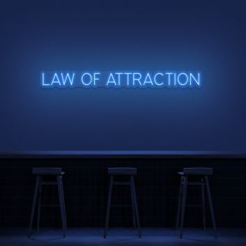 Law Of Attraction Neon Sign