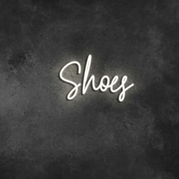 &#39;Shoes&#39; Neon Sign