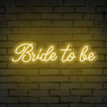 Add a vibrant touch to your wedding celebrations and bridal showers with the Bride To Be Words Neon Sign.