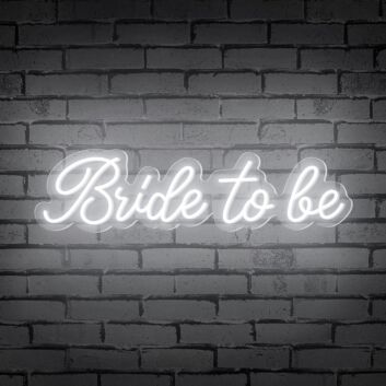 Add a vibrant touch to your wedding celebrations and bridal showers with the Bride To Be Words Neon Sign.