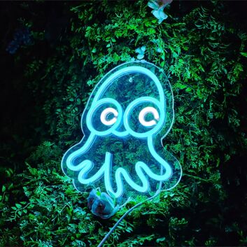 Brighten Up Any Space: Octopus Cute Neon Sign Perfect for Bedroom, Office, or Party Ambiance.