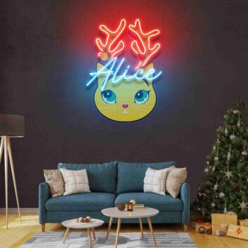 Add a Magical Glow to Your Little Girl's Room, Parties, and Special Occasions with Child Gift Girl Christmas Led UV Neon Room Decor.