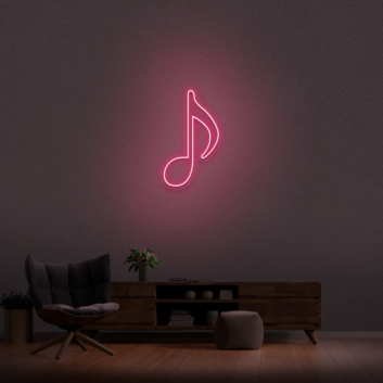 Music Note Neon Sign