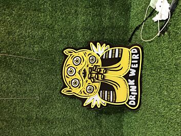 Elevate Your Bar, Office, or Party Ambiance with the Drink Weird UV Print LED Neon Sign.