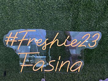 Brighten Up Your Space: Freshie 23 Fasina LED Neon Sign for Bars, Offices, and Wedding Celebrations.