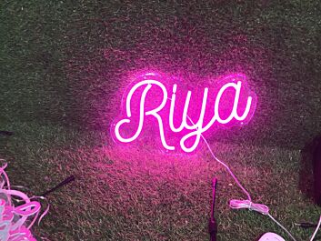 Brighten Your Special Moments at Weddings, Parties, and Home with Riya Pink LED Neon Sign.