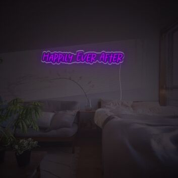 Brighten Your Wedding and Home with Happily Ever After LED Neon Sign - Perfect for Celebrations and Daily Inspirations.