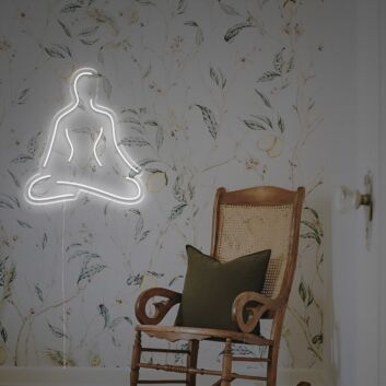 Brighten Your Yoga Space, Home Decor, or Wellness Studio with Meditated From Yoga Room LED Neon Sign.