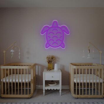Brighten Up Your Child's Space or Add a Whimsical Touch to Ocean-Themed Parties with Sea Turtle For Kid Room LED Neon Sign.