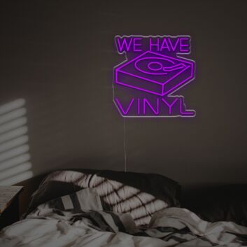 Brighten Up Your Space: We Have Vinyl LED Neon Sign for Home, Office, and Store Ambiance.