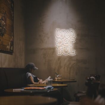 Brighten Up Your Bar, Wedding, and Office Space with the Wonderful Word LED Neon Sign