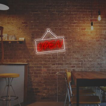 Enhance your store's appeal or light up your next event with the versatile Handed Open Sign LED Neon Sign, perfect for offices, bars, and weddings.