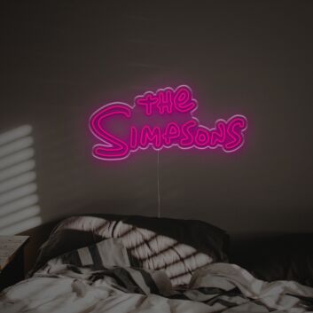 Light Up Your Man Cave, Pub, or Game Room with The Simpsons LED Neon Sign.