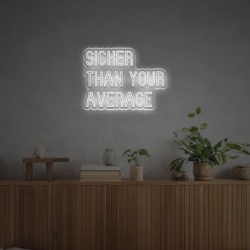 Elevate your bar, office, or game room ambiance with the Sicker Than Your Average LED Neon Sign.