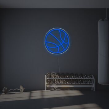 Elevate Your Game Room and Bar Atmosphere with the Basketball For Gym LED Neon Sign