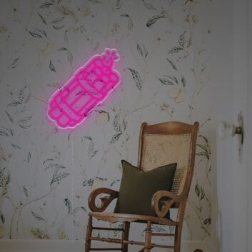 Enhance Your Office, Bar, or Home Ambiance with the Vibrant Glow of the C4 Dynamite LED Neon Sign.